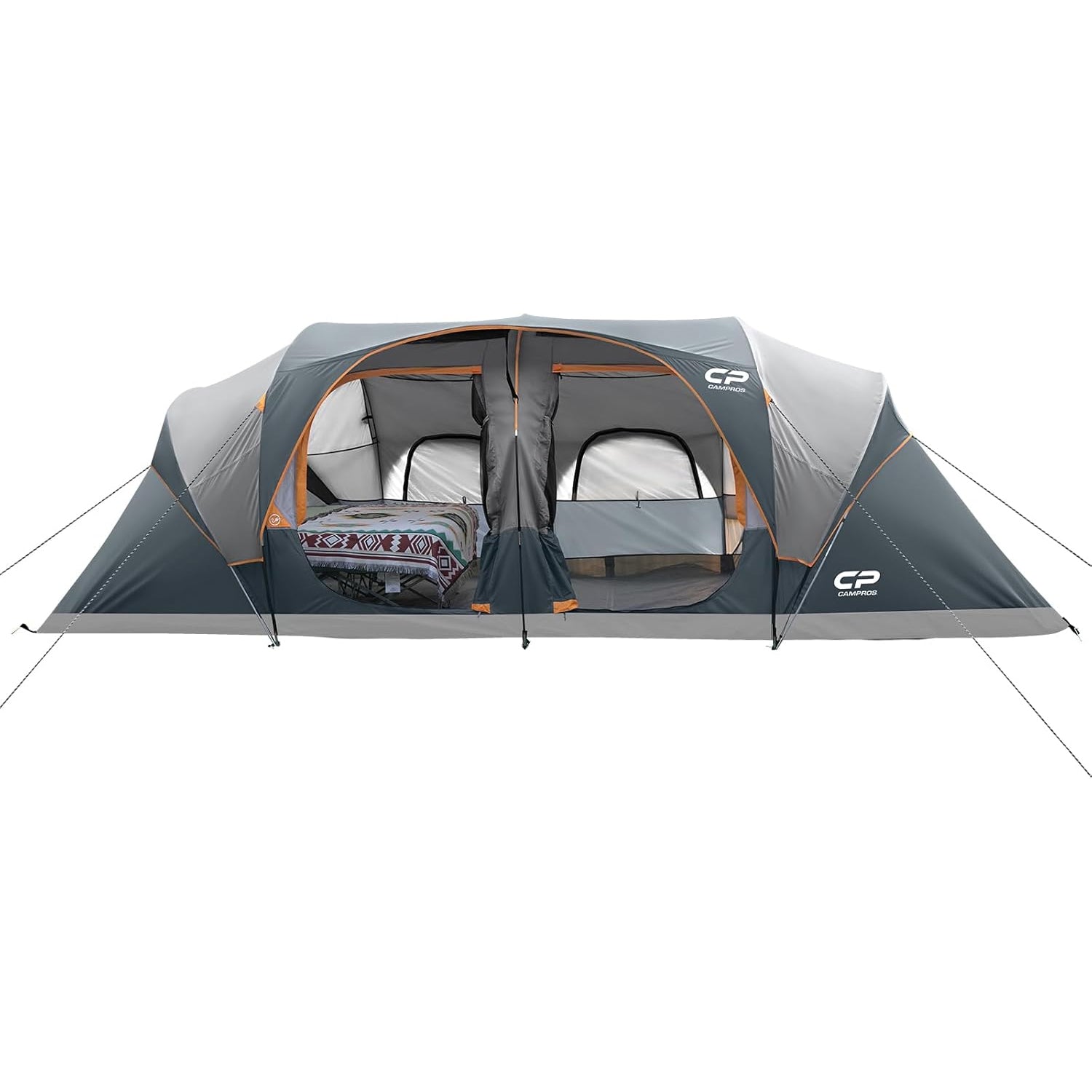 12 Person Camping Tent | 3 Rooms