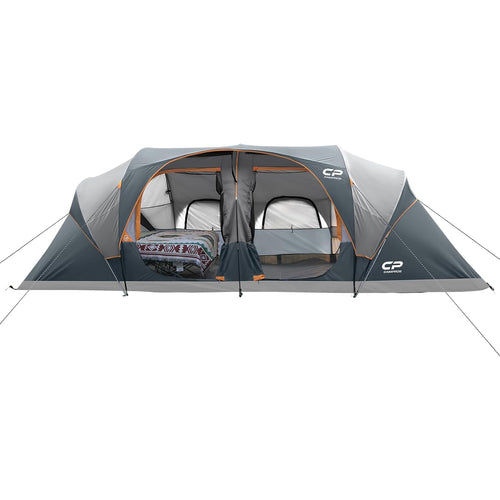 12 Person Camping Tent | 3 Rooms