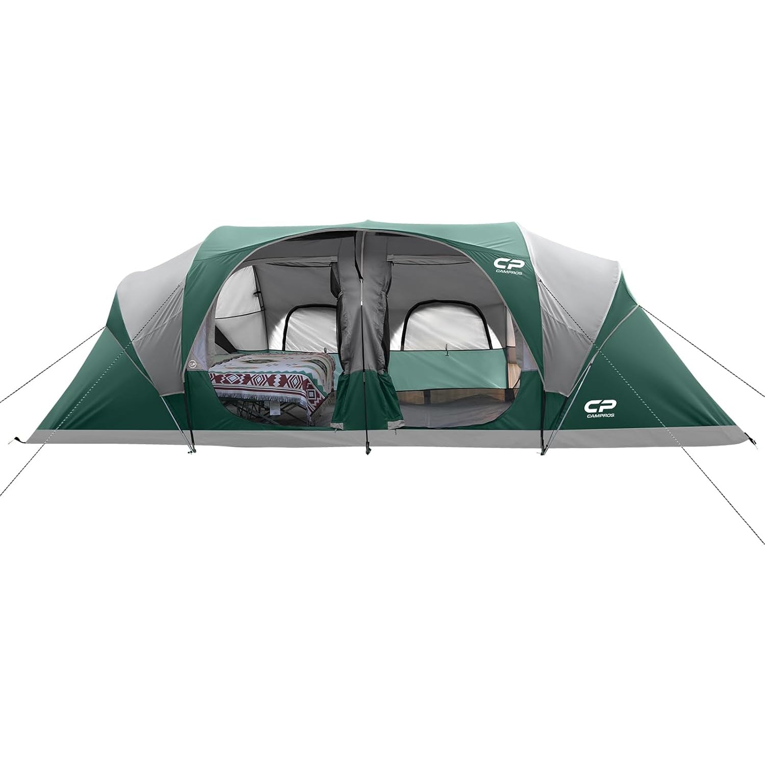 12 Person Camping Tent | 3 Rooms