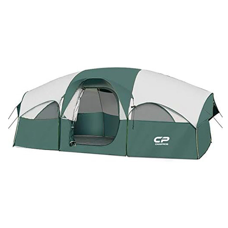 8 Person Weather Resistant Family Tent | Double Layer with Divided Room