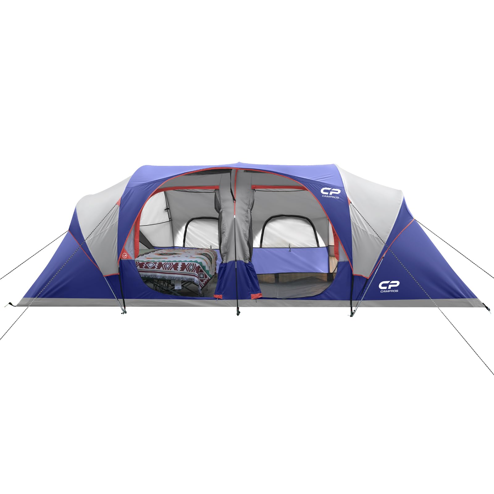 12 Person Camping Tent | 3 Rooms