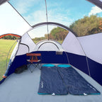 8 Person Weather Resistant Family Tent | Double Layer with Divided Room