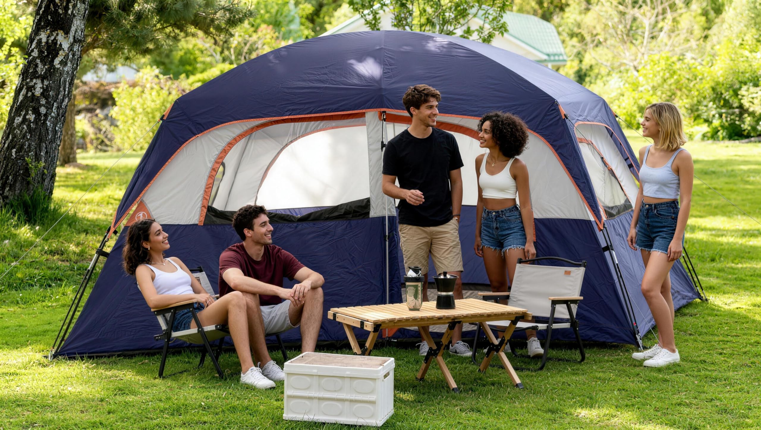 4 - 6 Person Camping Tent | 1 Room