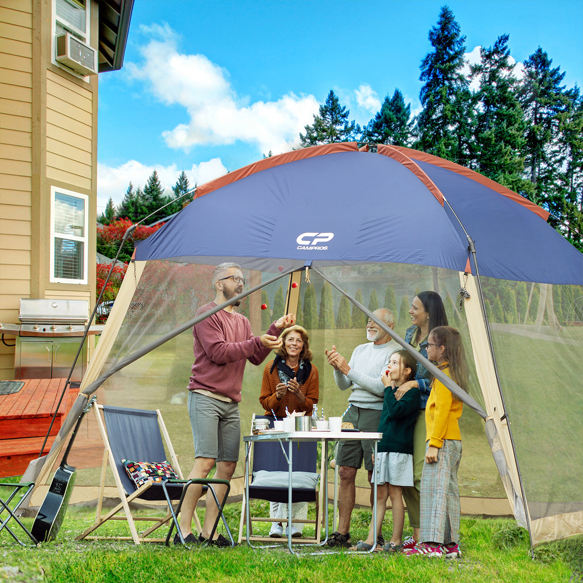 CAMPROS Screen House 12 x 12 Ft Canopy Tent-Canopy Tents-Campros Tent