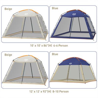 CAMPROS Screen House 12 x 12 Ft Canopy Tent-Canopy Tents-Campros Tent