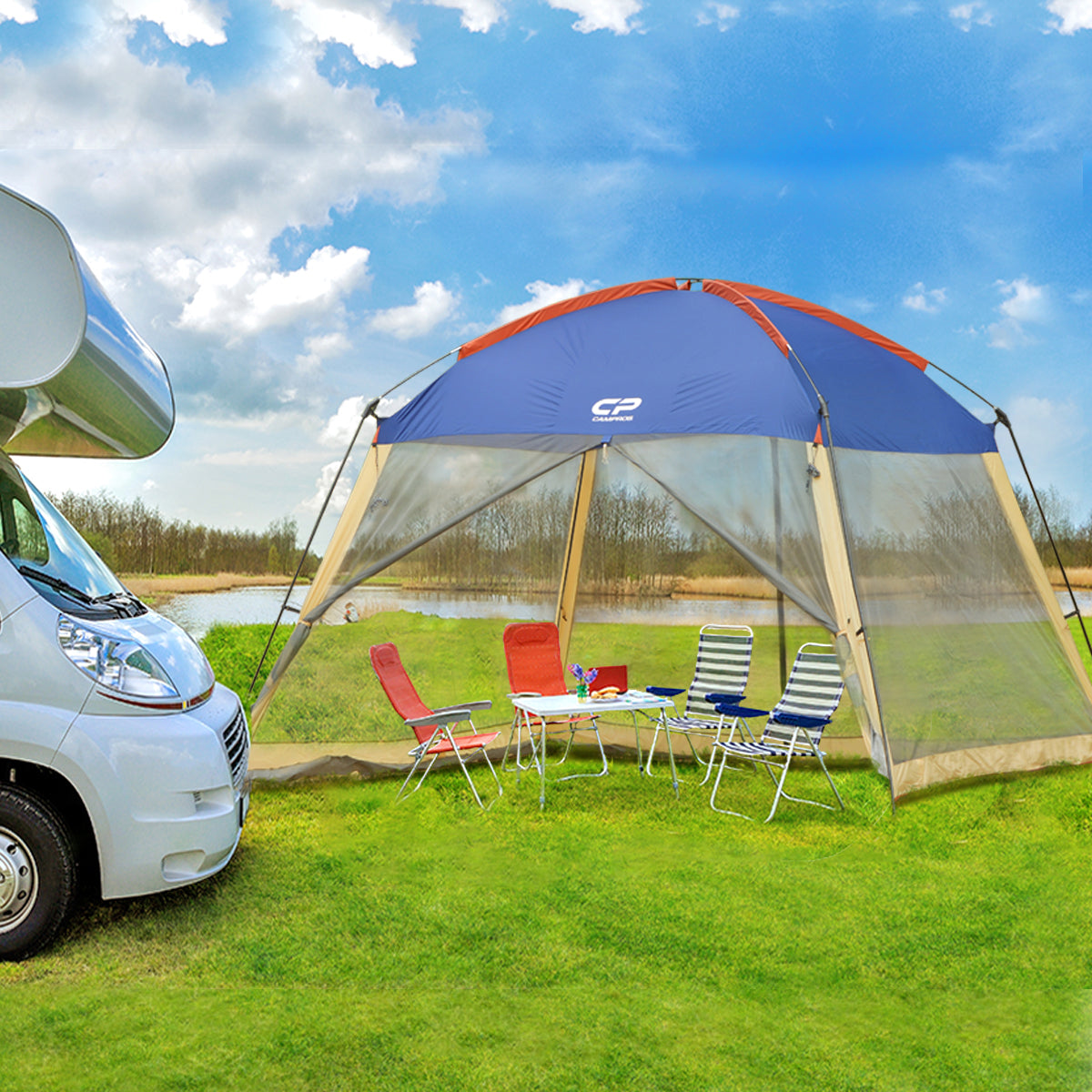 CAMPROS Screen House 12 x 12 Ft Canopy Tent-Canopy Tents-Campros Tent