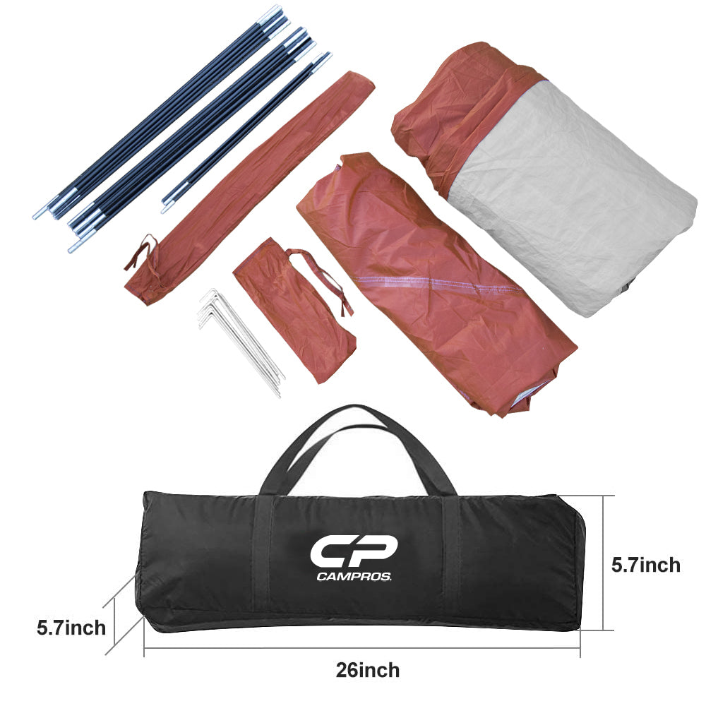 CAMPROS 3 Person Dome Tent-Camping Tents-Campros Tent