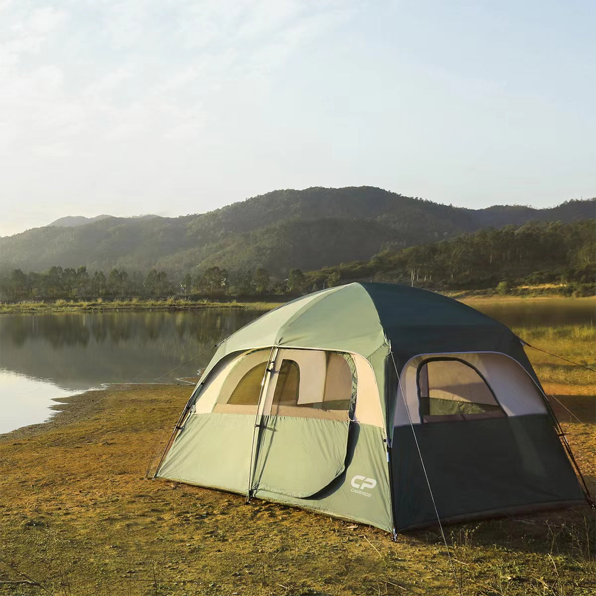 CAMPROS 6 Person Cabin Tent (CLASSIC)-Camping Tents-Campros Tent