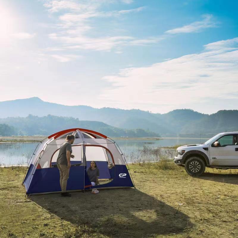CAMPROS 6 Person Cabin Tent (CLASSIC)-Camping Tents-Campros Tent